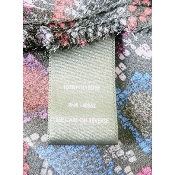 Torrid Harper 3 Multicolored Snake Skin Henley‎ Sleeveless Blouse SZ 3X (22/24) - Picture 9 of 9